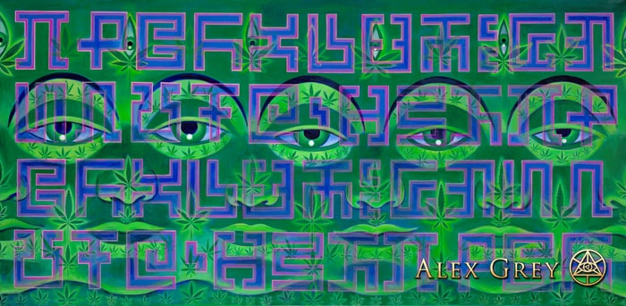 Alex Grey's Cannabis Being