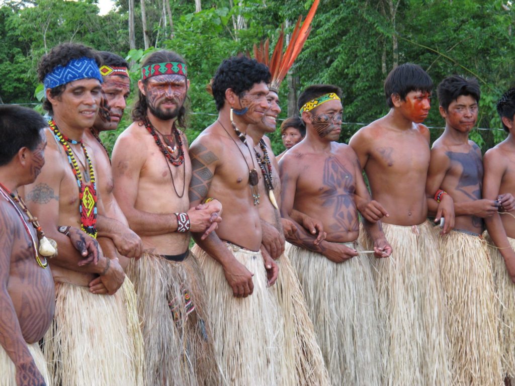 Yawanawá tribal dancing