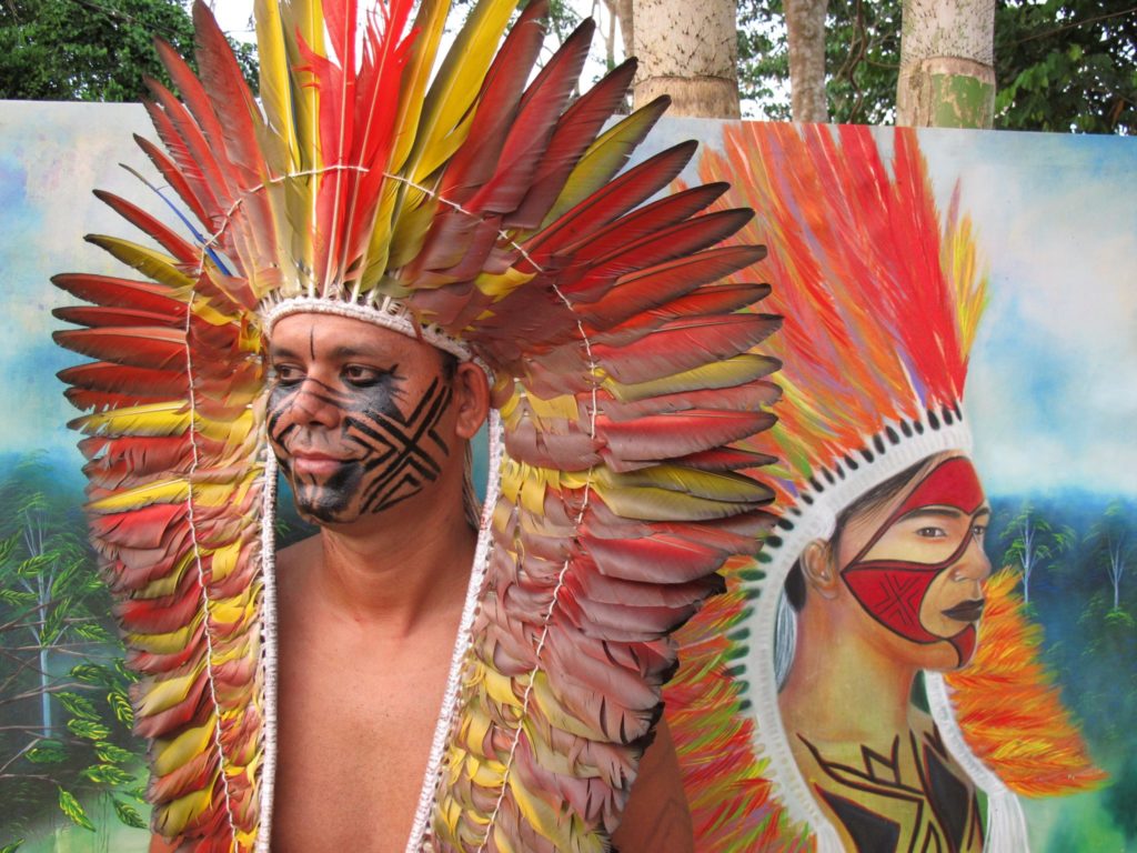 The artist goes tribal at the Yawanawa festival