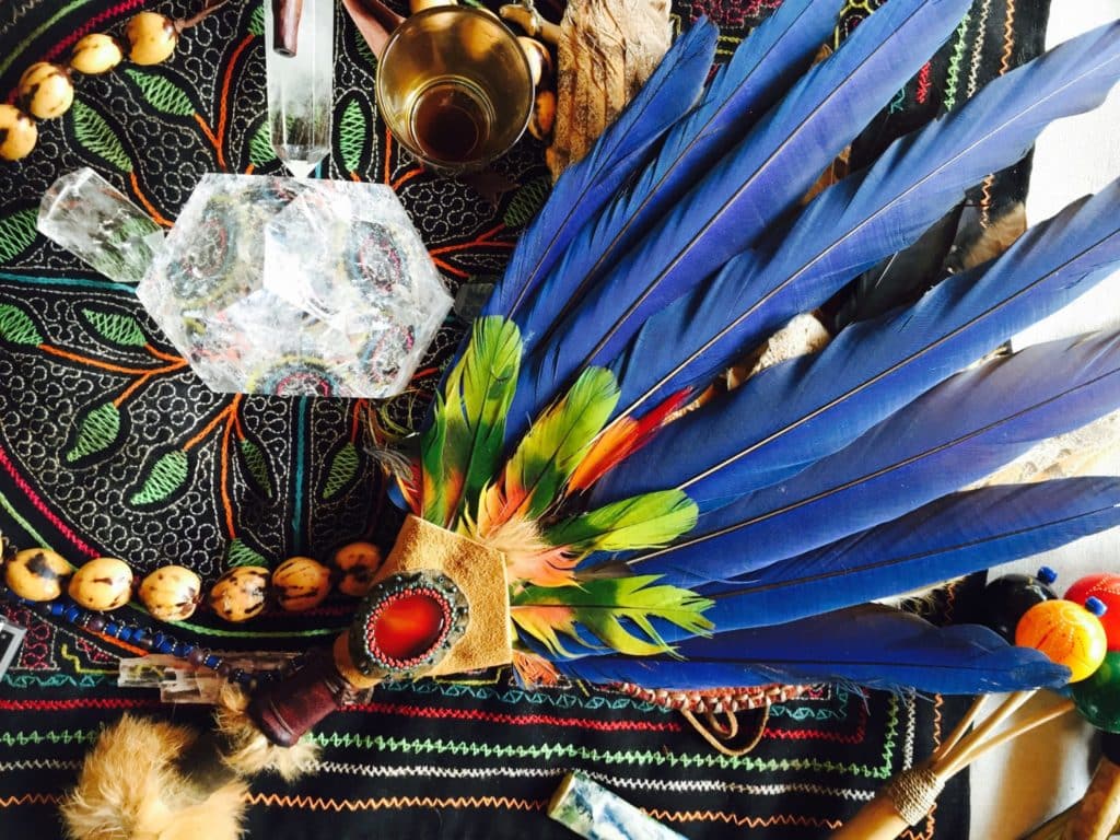 Shamanic-Feather-Fan Shamanic-Feather-Fan