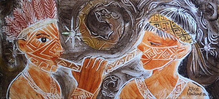 Amazonian Snuff Art by Alice Haibara